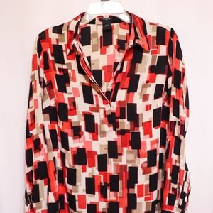 Ann Taylor Essential Button Blouse